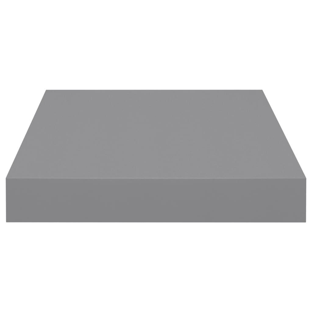 Floating Wall Shelf Gray 9.1"x9.3"x1.5" MDF at Set Shop and Smile