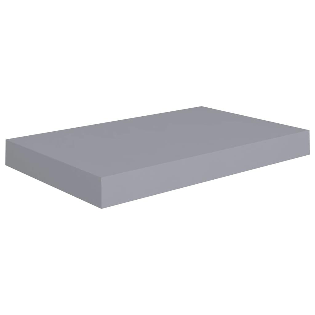 Floating Wall Shelf Gray 15.7"x9.1"x1.5" MDF at Set Shop and Smile