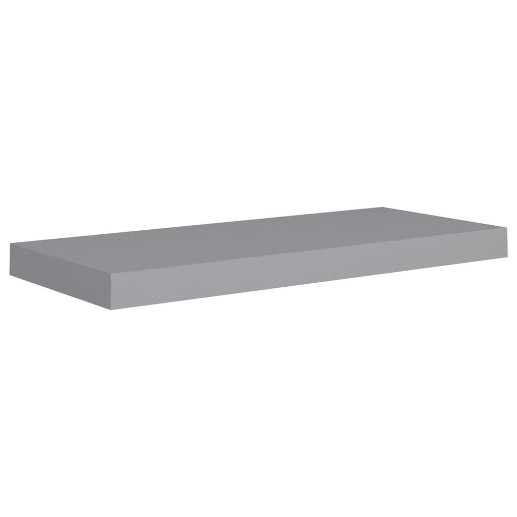 Floating Wall Shelf Gray 23.6"x9.3"x1.5" MDF at Set Shop and Smile