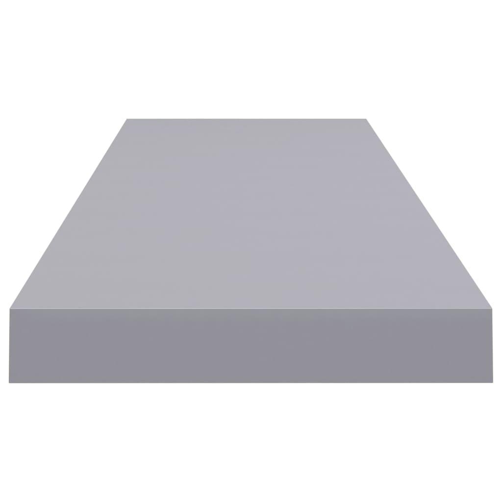 Floating Wall Shelf Gray 35.4"x9.3"x1.5" MDF at Set Shop and Smile