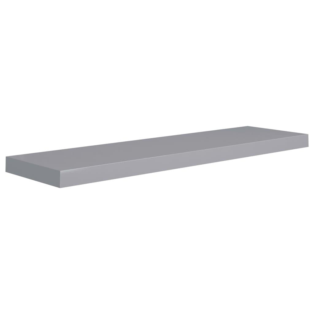 Floating Wall Shelves 4 pcs Gray 35.4"x9.3"x1.5" MDF at Set Shop and Smile