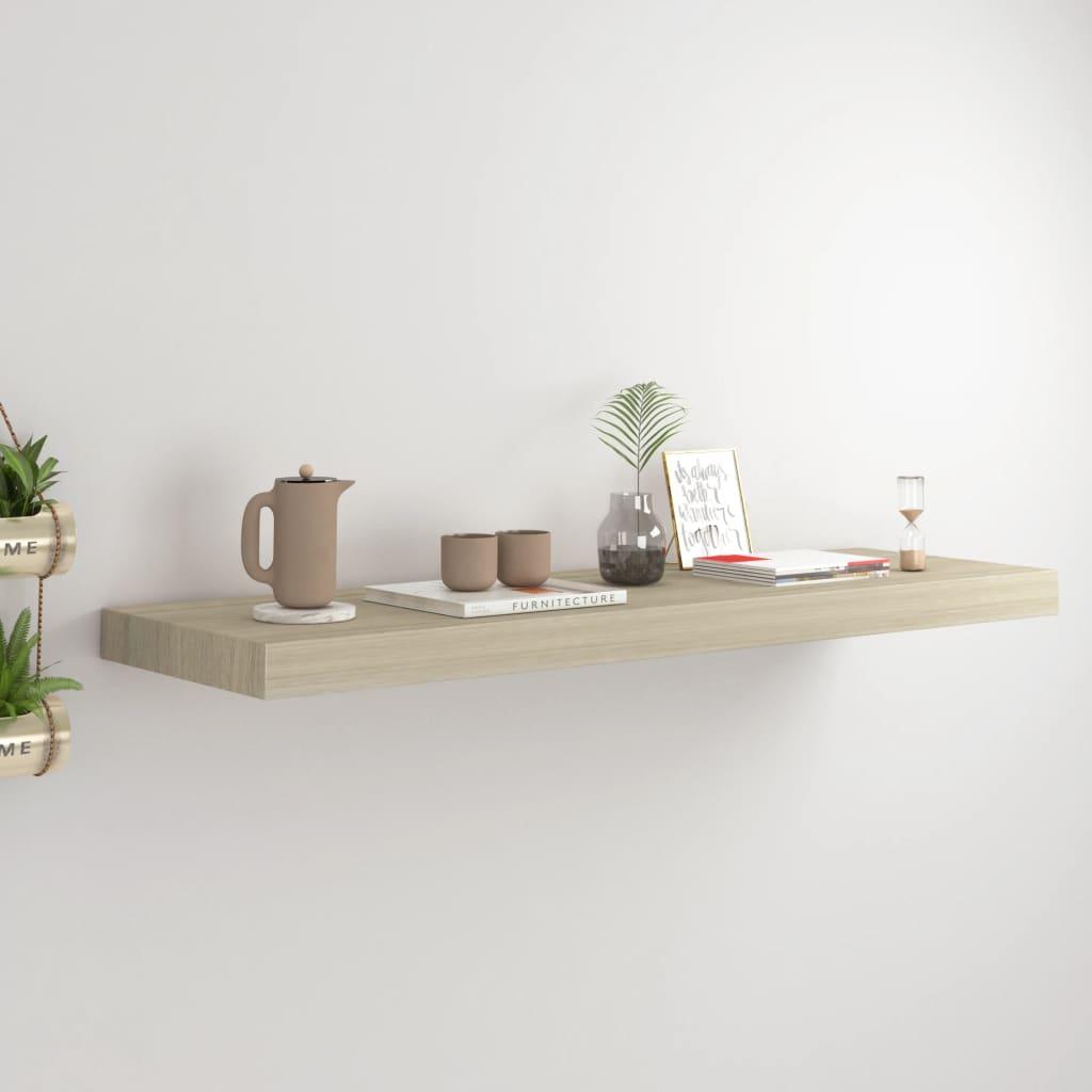 Floating Wall Shelf Oak 31.5"x9.3"x1.5" MDF at Set Shop and Smile