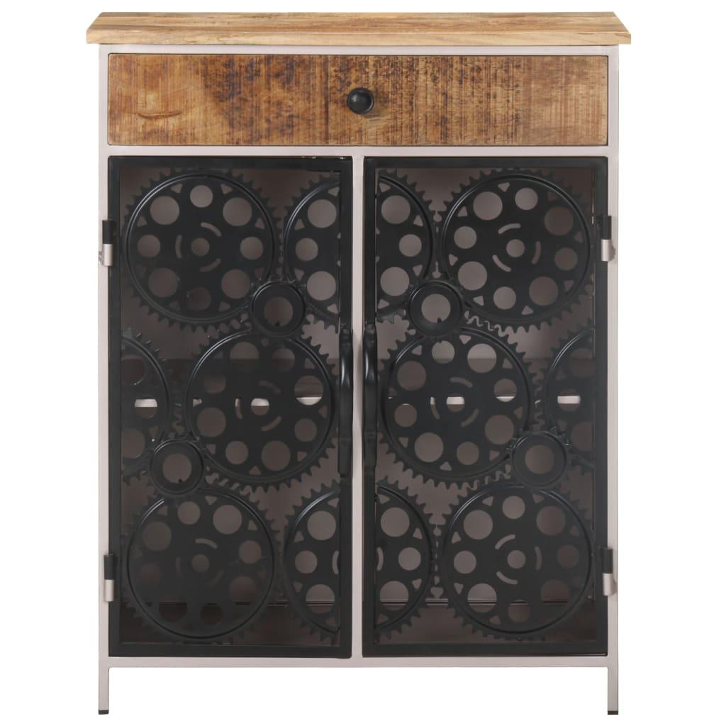 Sideboard 23.6"x13.8"x29.5" Rough Mango Wood & Iron at Set Shop and Smile