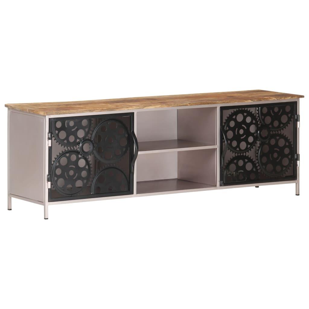 TV Cabinet 47.2"x11.8"x15.7" Rough Mango Wood at Set Shop and Smile