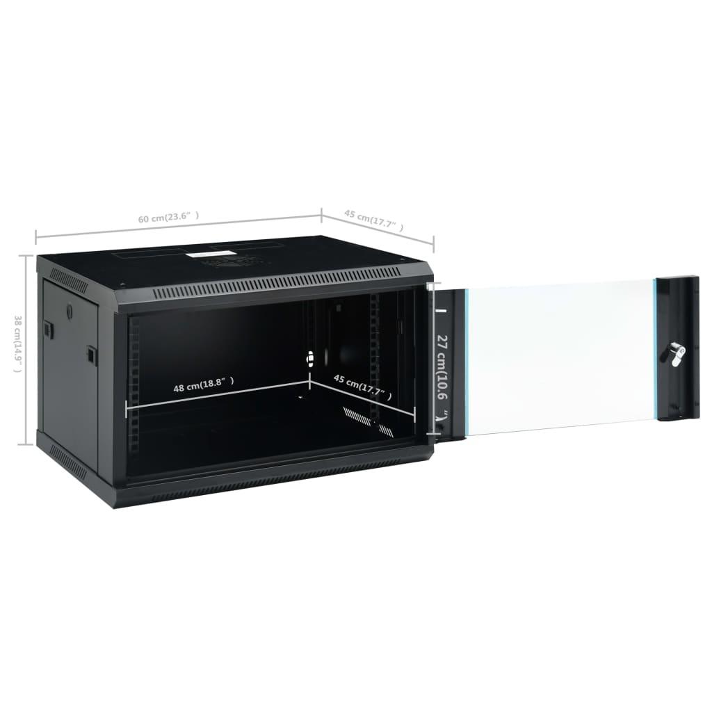 6U Wall Mounted Network Cabinet 19" IP20 23.6"x17.7"x14.8" at Set Shop and Smile