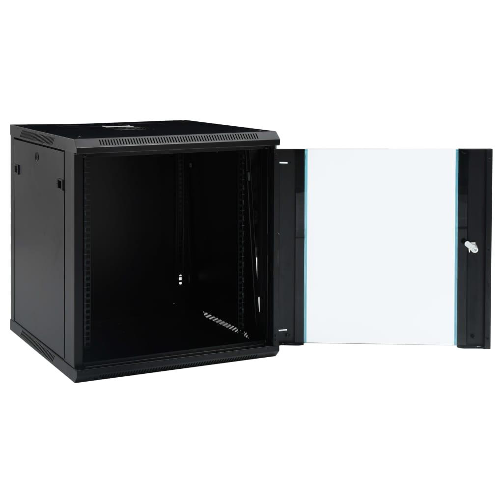 12U Wall Mounted Network Cabinet 19" IP20 23.6"x23.6"x25.2" at Set Shop and Smile