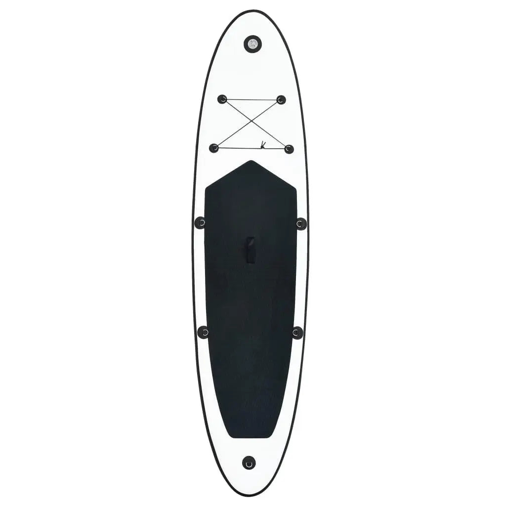 Inflatable Stand Up Paddleboard Set Black and White at Set Shop and Smile