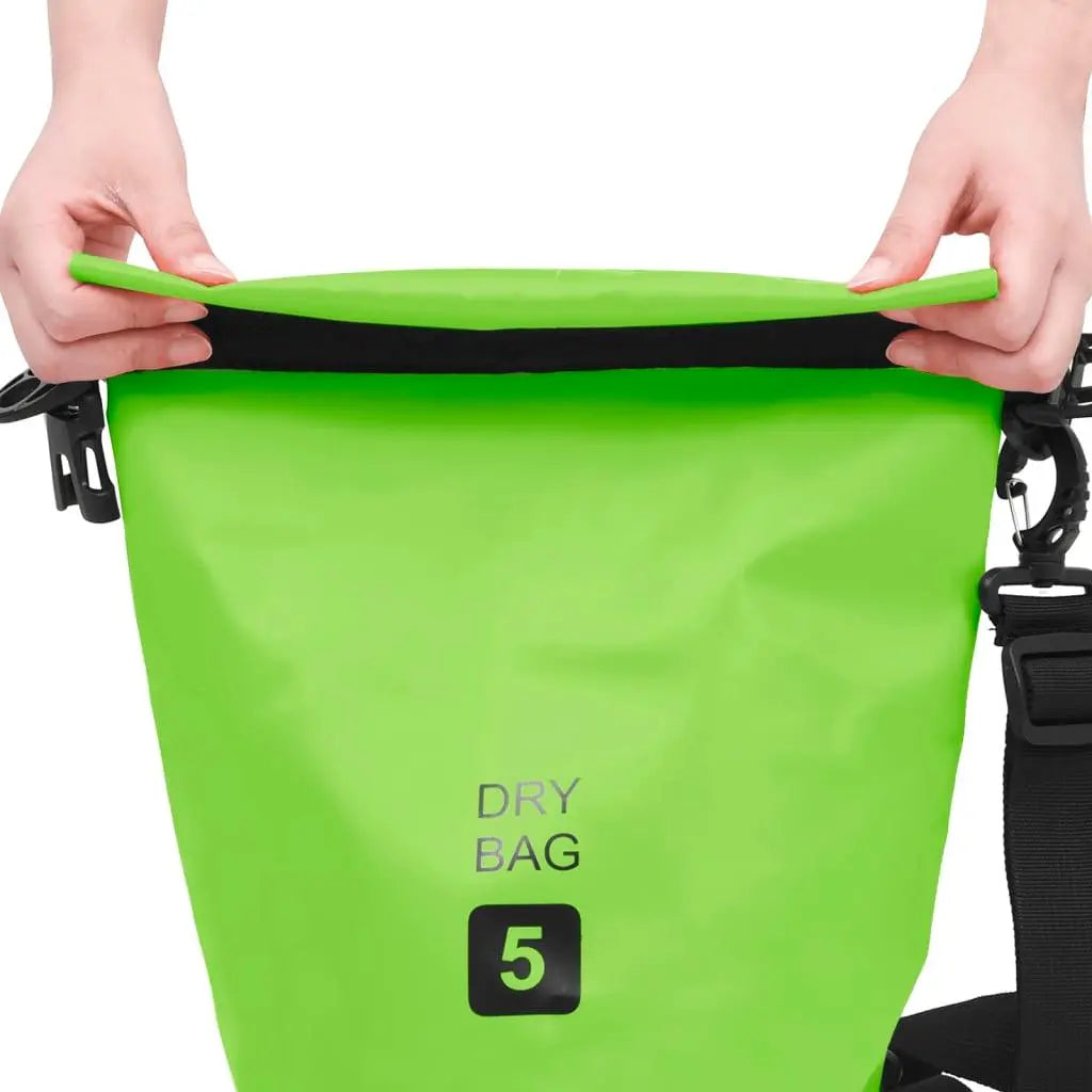Dry Bag Green 1.3 gal PVC at Set Shop and Smile