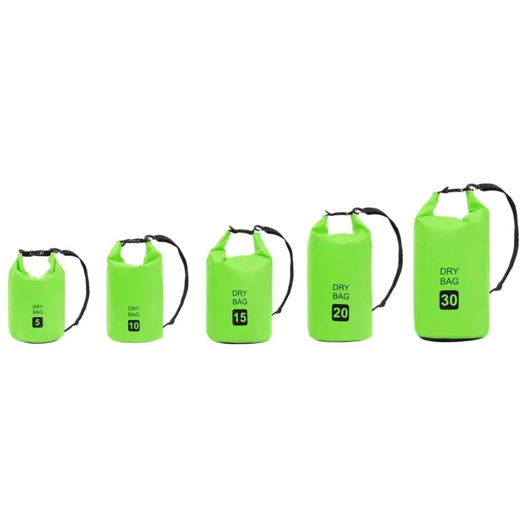 Dry Bag Green 4 gal PVC at Set Shop and Smile