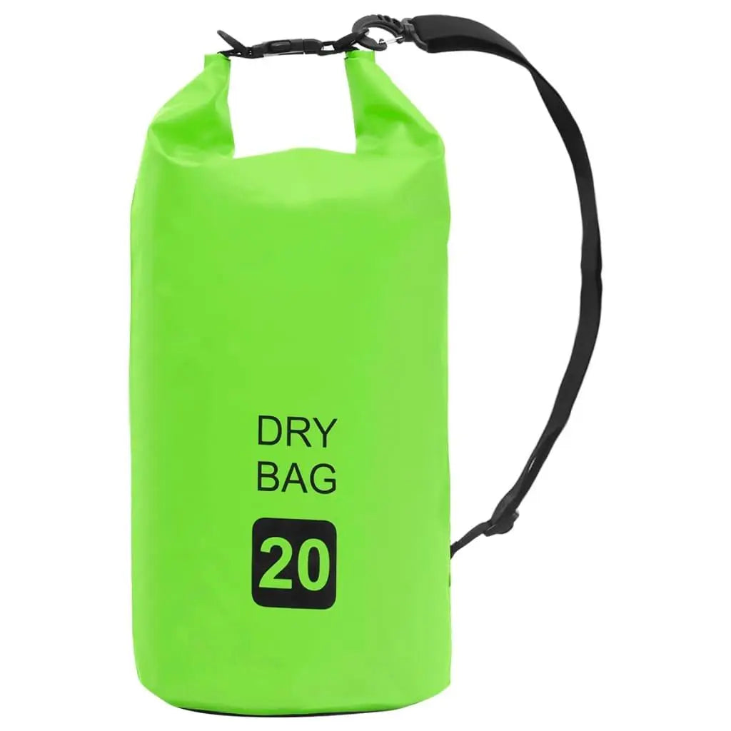 Dry Bag Green 5.3 gal PVC at Set Shop and Smile