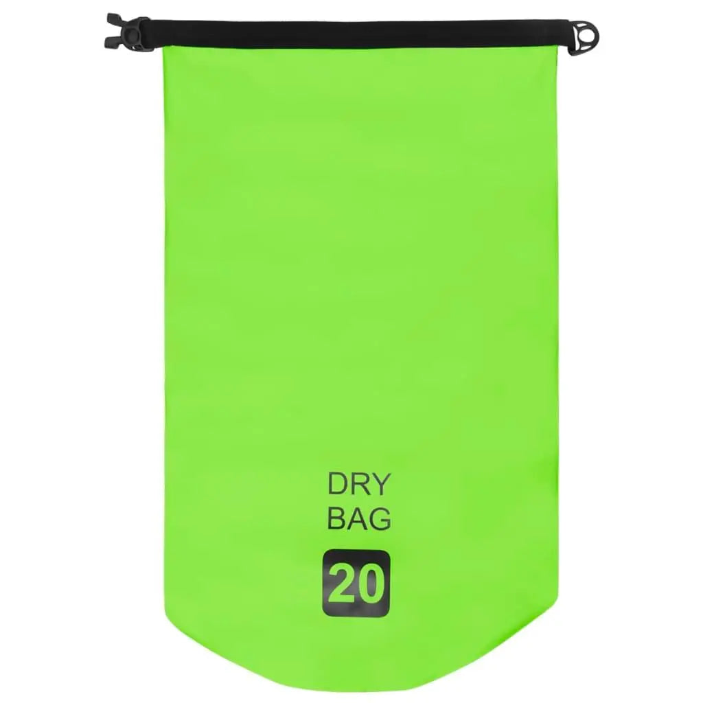 Dry Bag Green 5.3 gal PVC at Set Shop and Smile