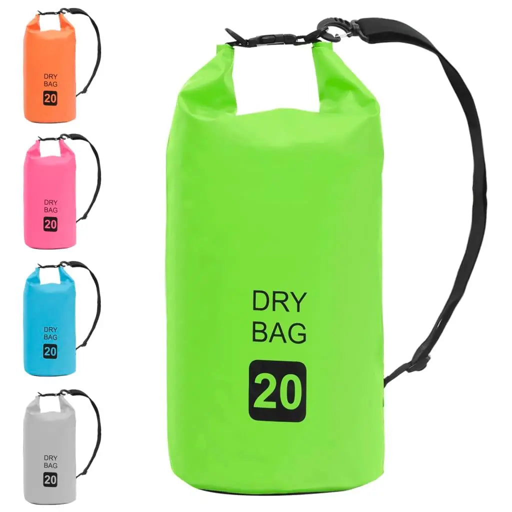 Dry Bag Green 5.3 gal PVC at Set Shop and Smile
