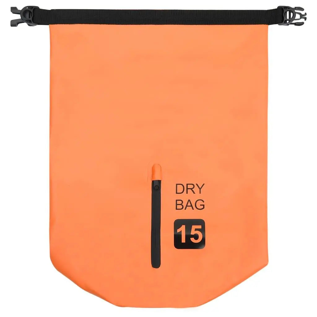 Dry Bag with Zipper Orange 4 gal PVC at Set Shop and Smile
