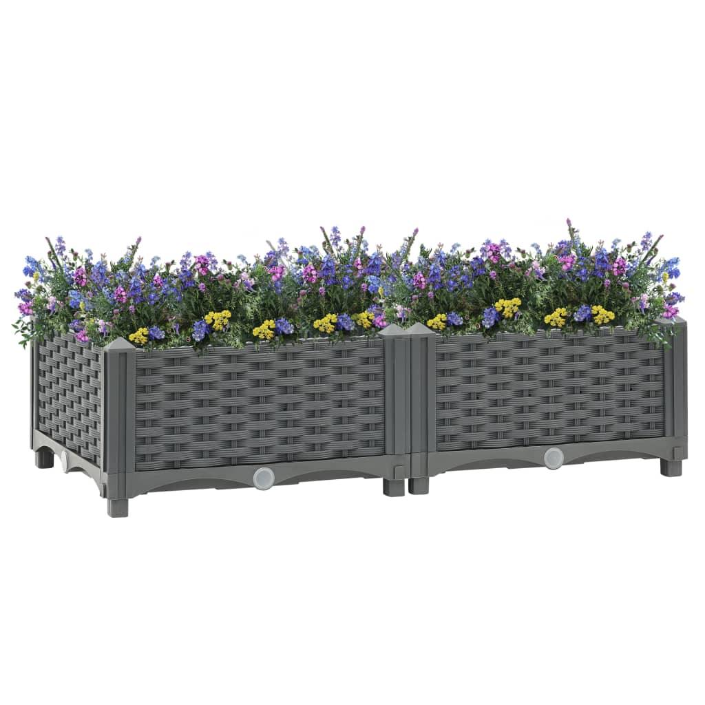 Raised Bed 31.5"x15.7"x9.1" Polypropylene at Set Shop and Smile