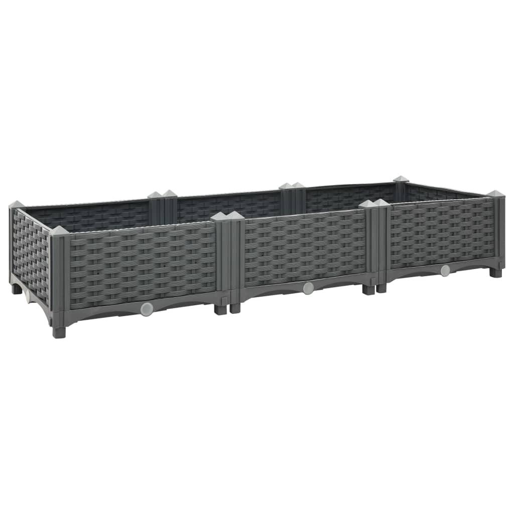 Raised Bed 47.2"x15.7"x9.1" Polypropylene at Set Shop and Smile
