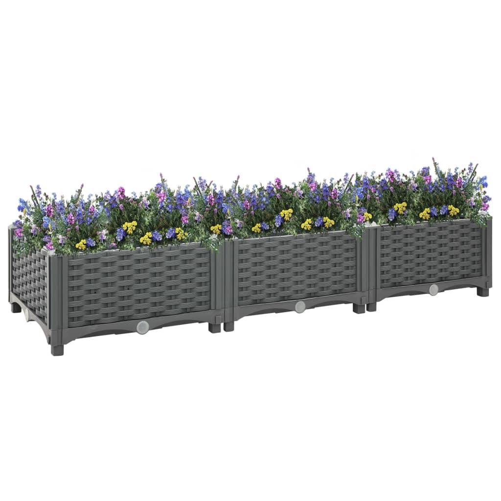 Raised Bed 47.2"x15.7"x9.1" Polypropylene at Set Shop and Smile