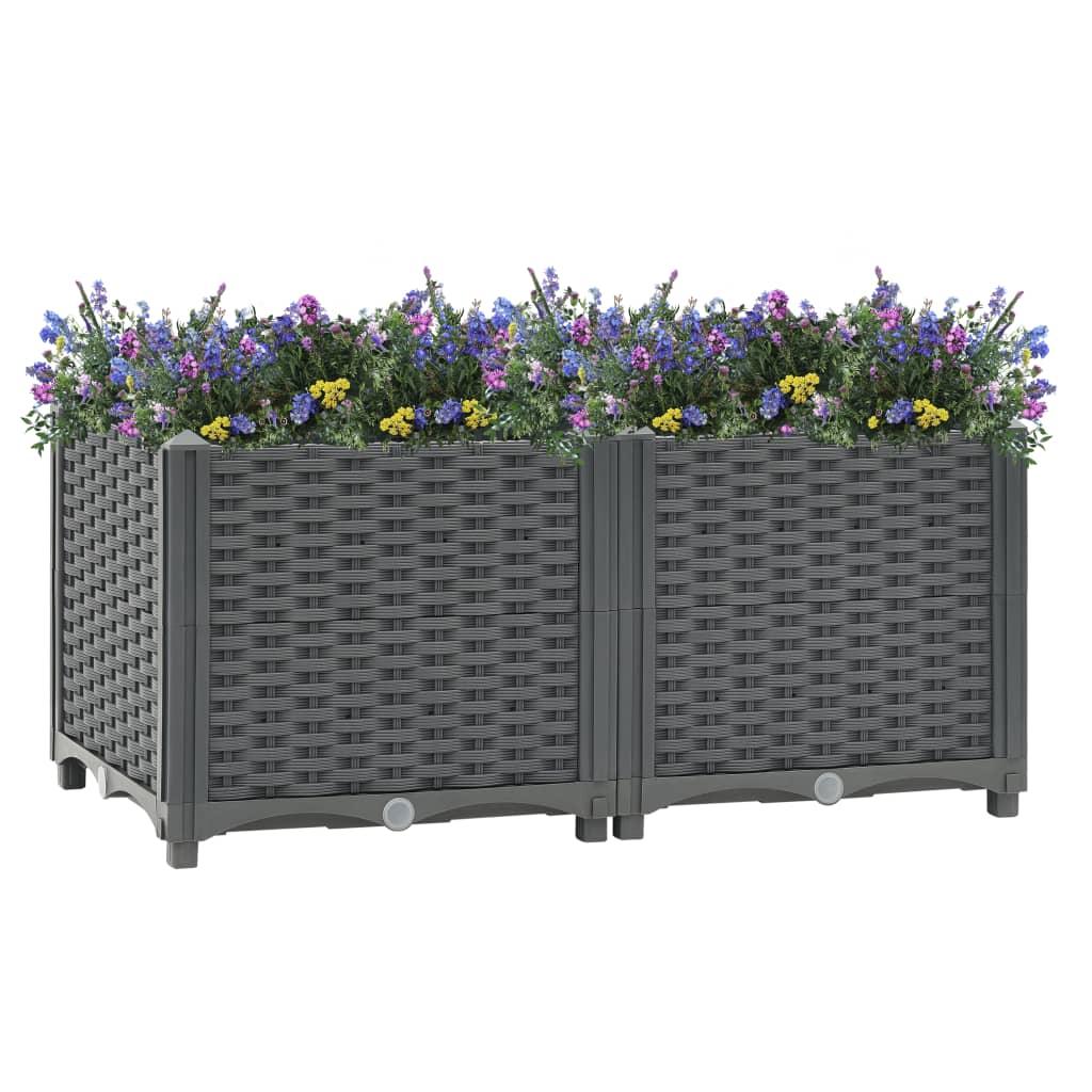 Raised Bed 31.5"x15.7"x15" Polypropylene at Set Shop and Smile