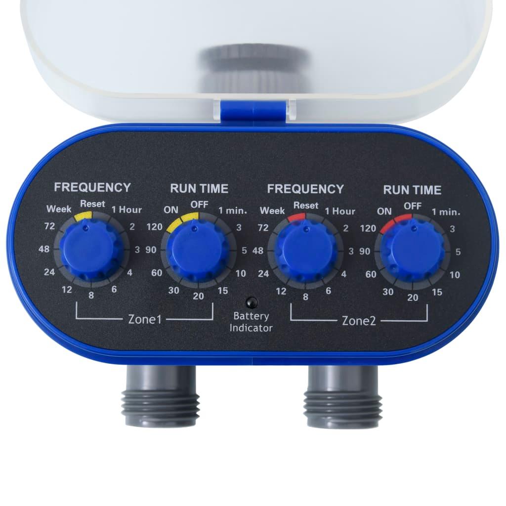 Double Outlet Water Timer with Ball Valves at Set Shop and Smile