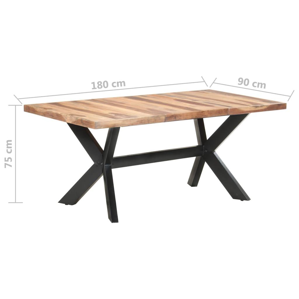 Dining Table 70.9"x35.4"x29.5" Solid Wood with Honey Finish at Set Shop and Smile