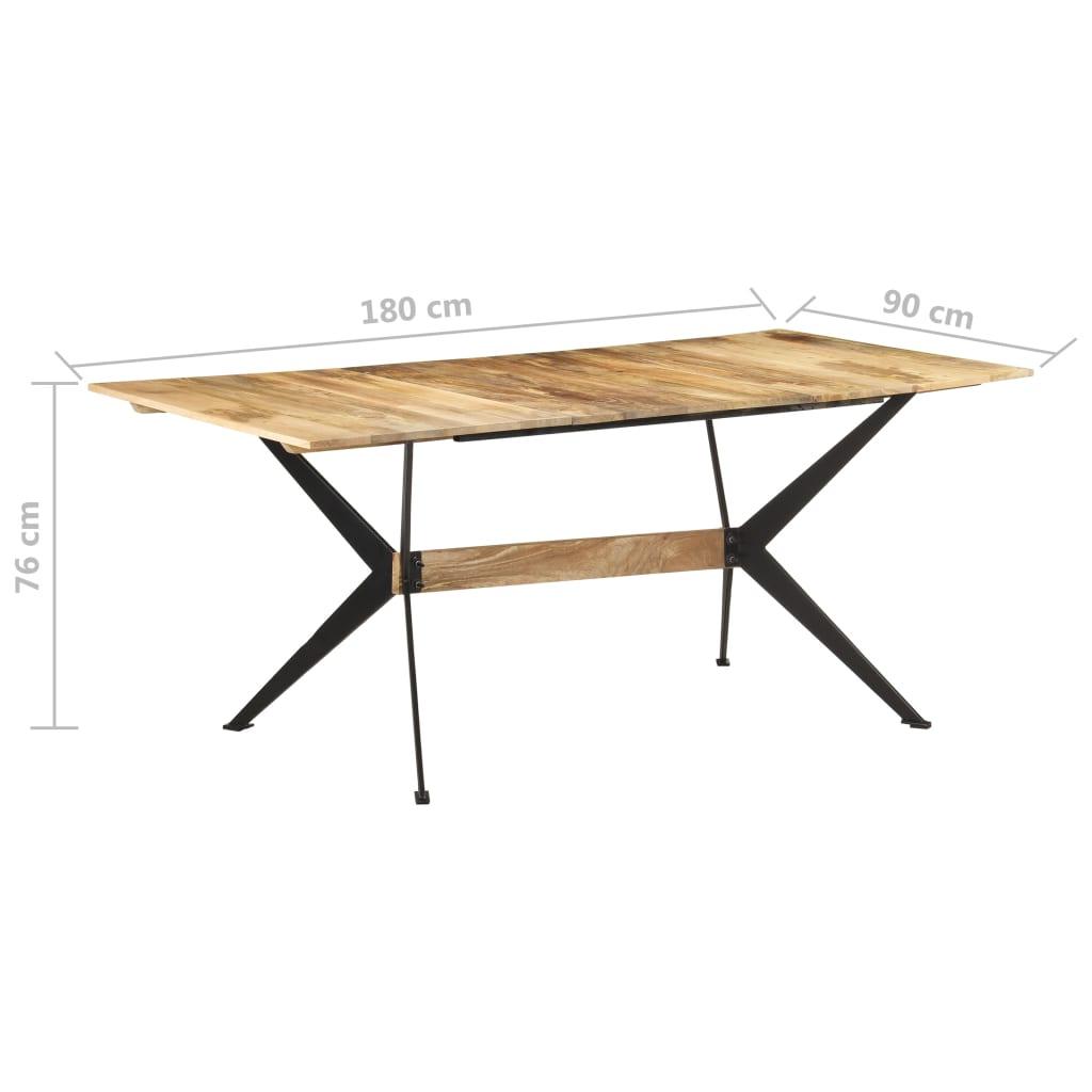 Dining Table 70.9"x35.4"x29.9" Solid Mango Wood at Set Shop and Smile