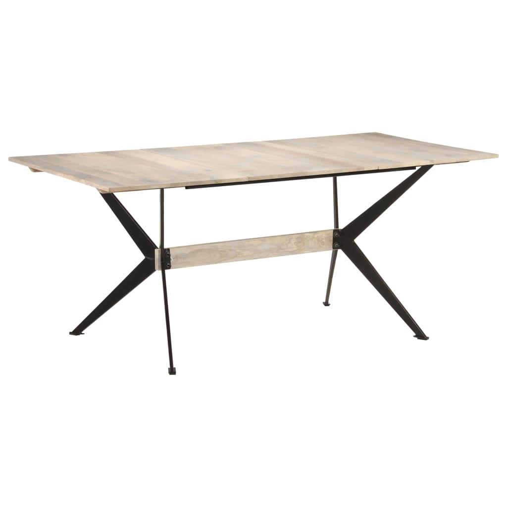 Dining Table 70.9"x35.4"x29.9" Solid Mango Wood at Set Shop and Smile