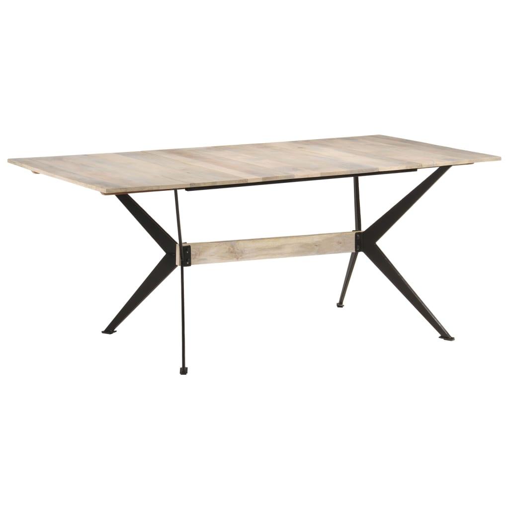 Dining Table 70.9"x35.4"x29.9" Solid Mango Wood at Set Shop and Smile