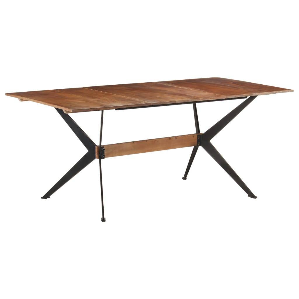 Dining Table 70.9"x35.4"x29.9" Solid Mango Wood at Set Shop and Smile
