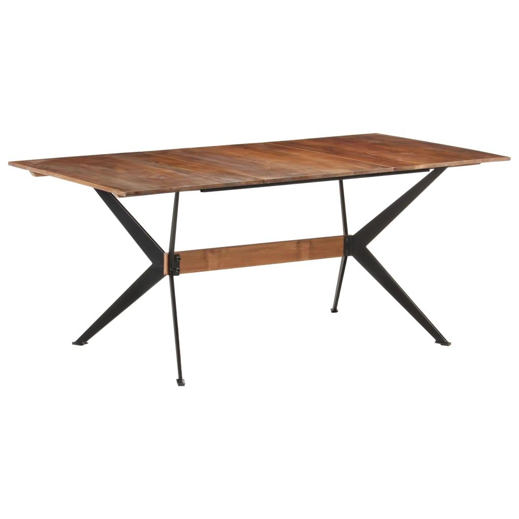 Dining Table 70.9"x35.4"x29.9" Solid Mango Wood at Set Shop and Smile