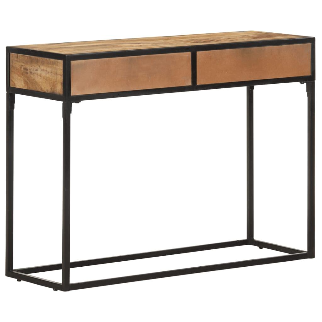 Console Table 39.4"x13.8"x29.5" Solid Mango Wood at Set Shop and Smile