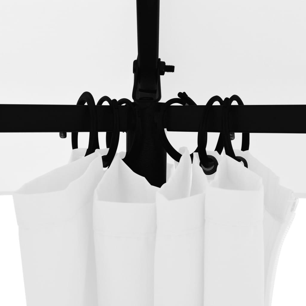 Garden Marquee with Curtains 141.7"x122.8"x104.3" White 0.6 oz/ft² at Set Shop and Smile