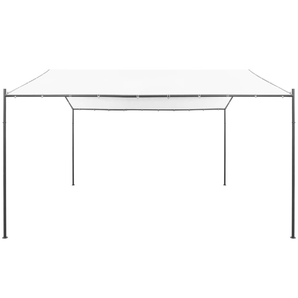 Garden Gazebo 157.5"x157.5"x102.4" White 0.6 oz/ft² at Set Shop and Smile