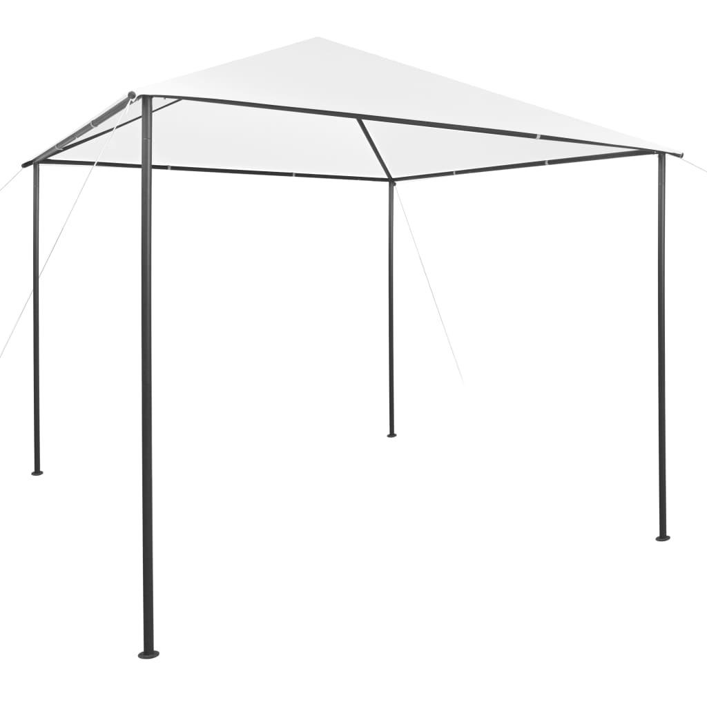Gazebo 9.8'x9.8'x9.5' White 0.6 oz/ft² at Set Shop and Smile