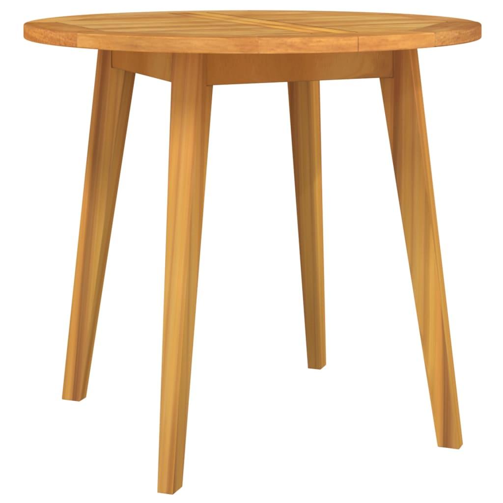 Patio Table Ø33.5"x29.5" Solid Wood Acacia at Set Shop and Smile