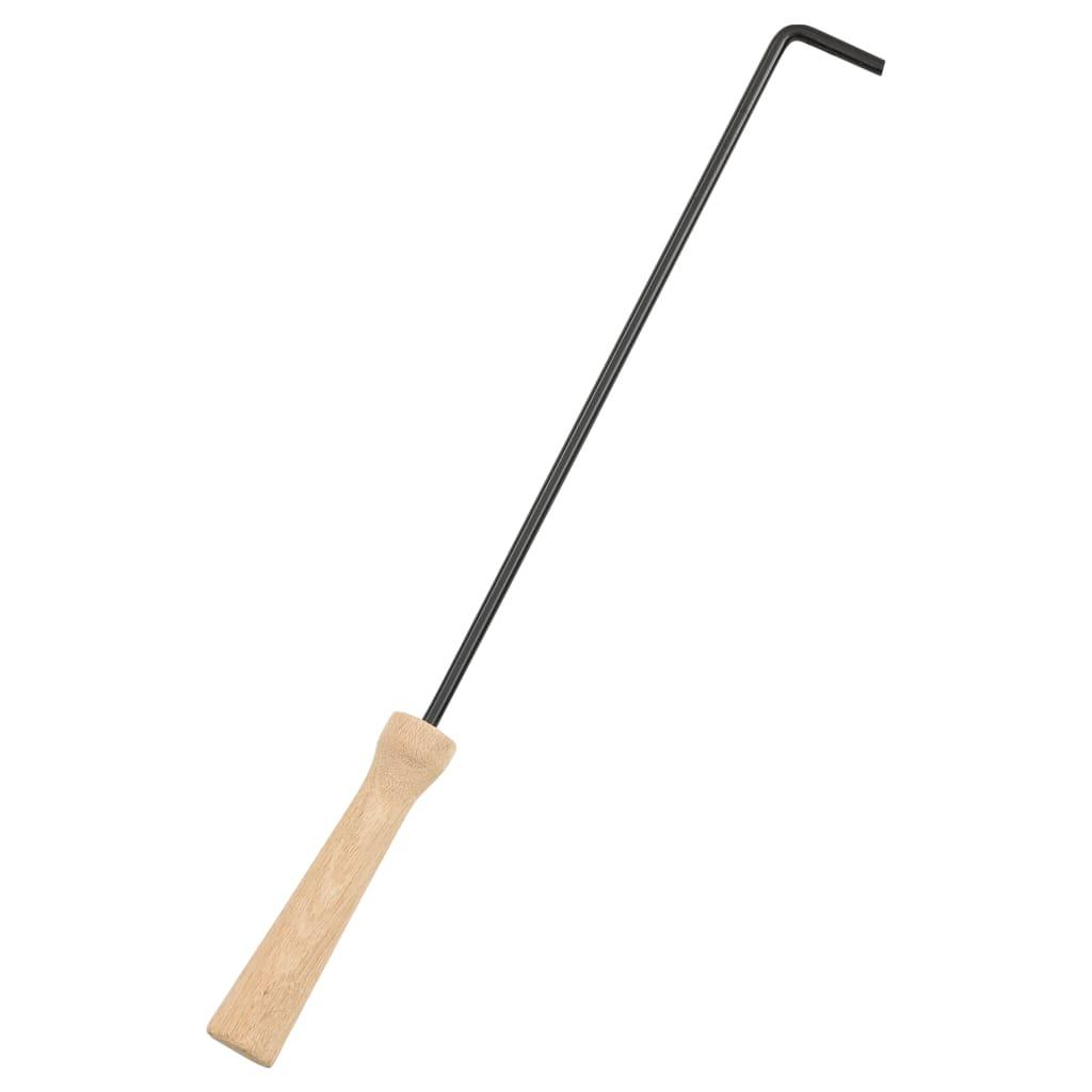 2-in-1 Fire Pit and BBQ with Poker 22"x22"x19.3" Stainless Steel at Set Shop and Smile