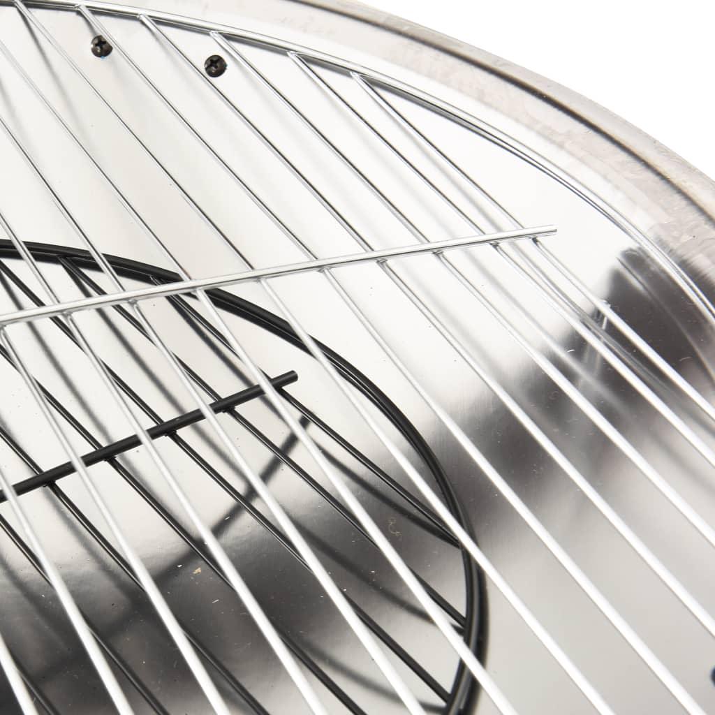 2-in-1 Fire Pit and BBQ with Poker 22"x22"x19.3" Stainless Steel at Set Shop and Smile