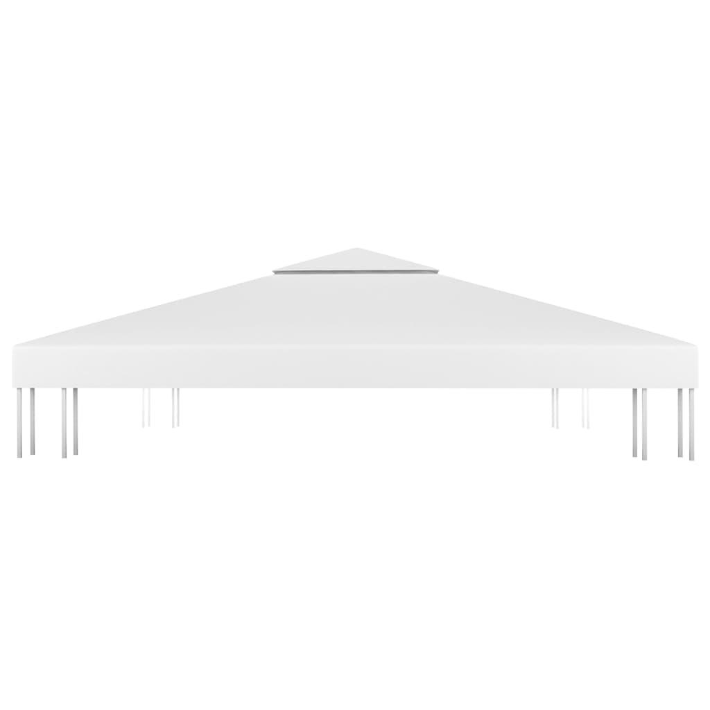 2-Tier Gazebo Top Cover 1 oz/ft² 9.8'x9.8' White at Set Shop and Smile