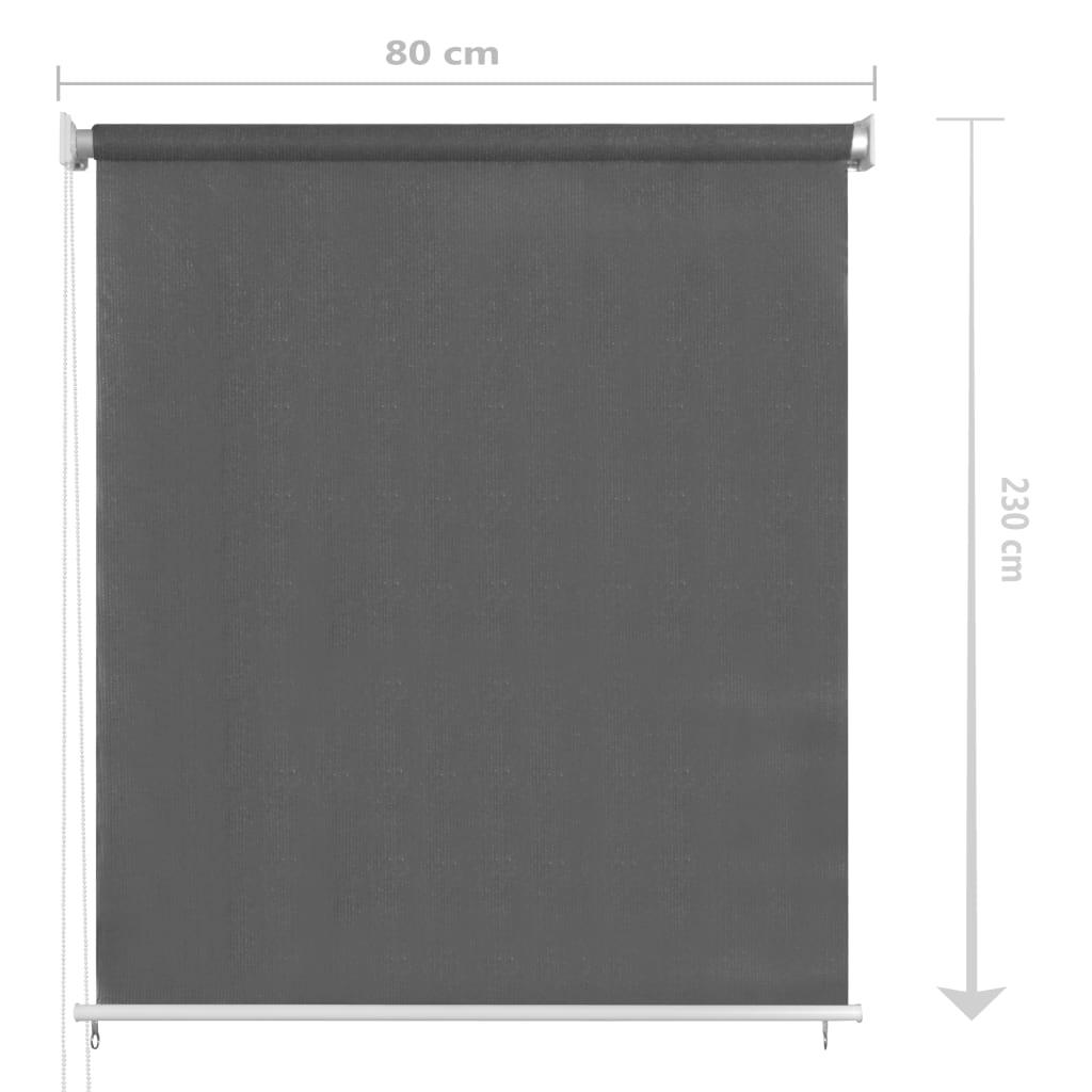 Outdoor Roller Blind 31.5"x90.6" Anthracite at Set Shop and Smile