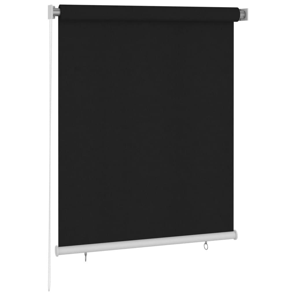 Outdoor Roller Blind 47.2"x55.1" Black at Set Shop and Smile