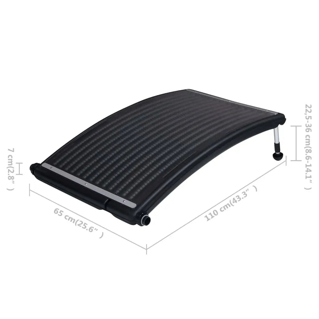 Curved Pool Solar Heating Panel 43.3"x25.6" at Set Shop and Smile