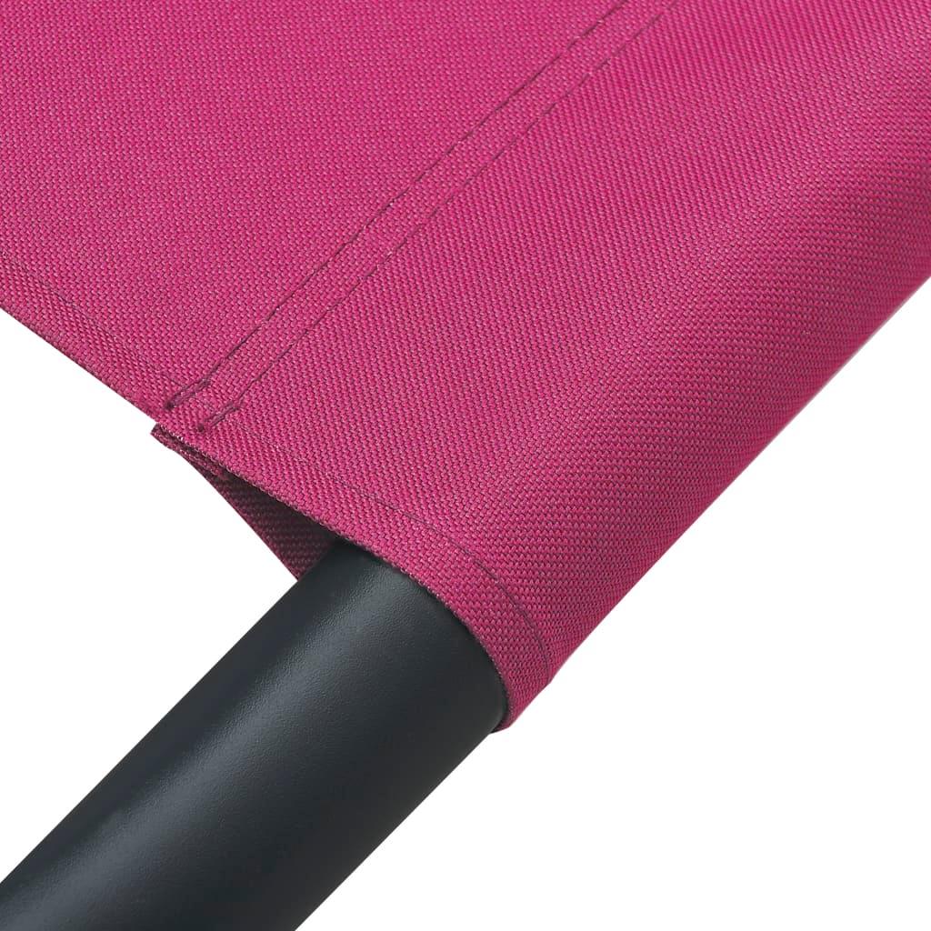 Patio Lounge Bed Fabric Pink at Set Shop and Smile
