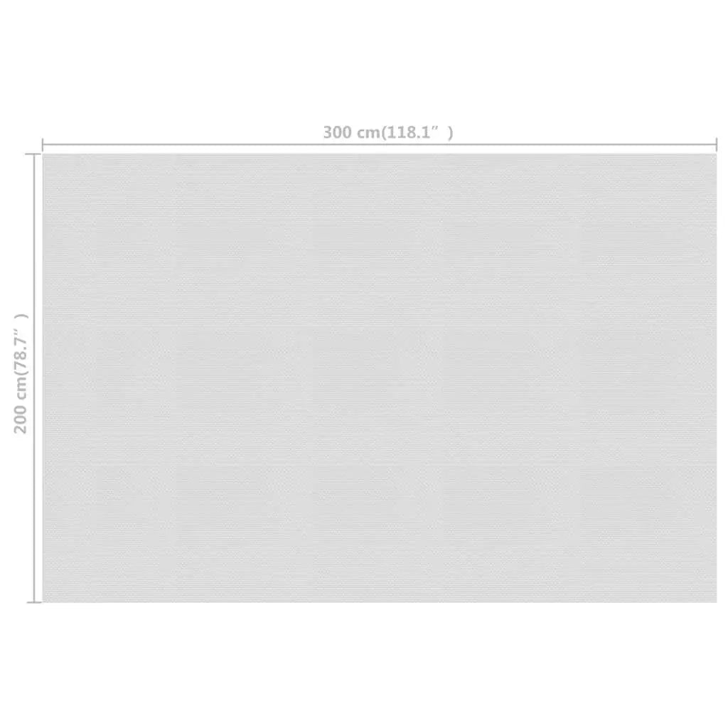 Floating PE Solar Pool Film 118.1"x78.7" Gray at Set Shop and Smile