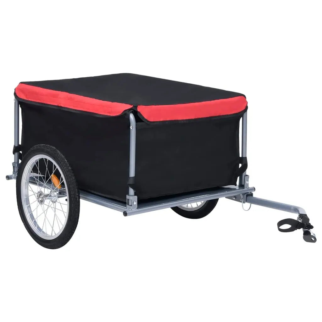 Bike Cargo Trailer Black and Red 143.3 lb at Set Shop and Smile