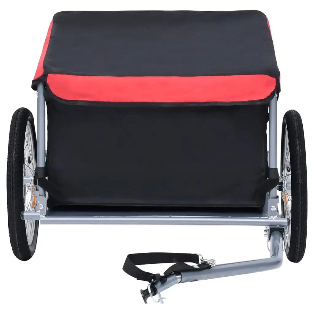 Bike Cargo Trailer Black and Red 143.3 lb at Set Shop and Smile