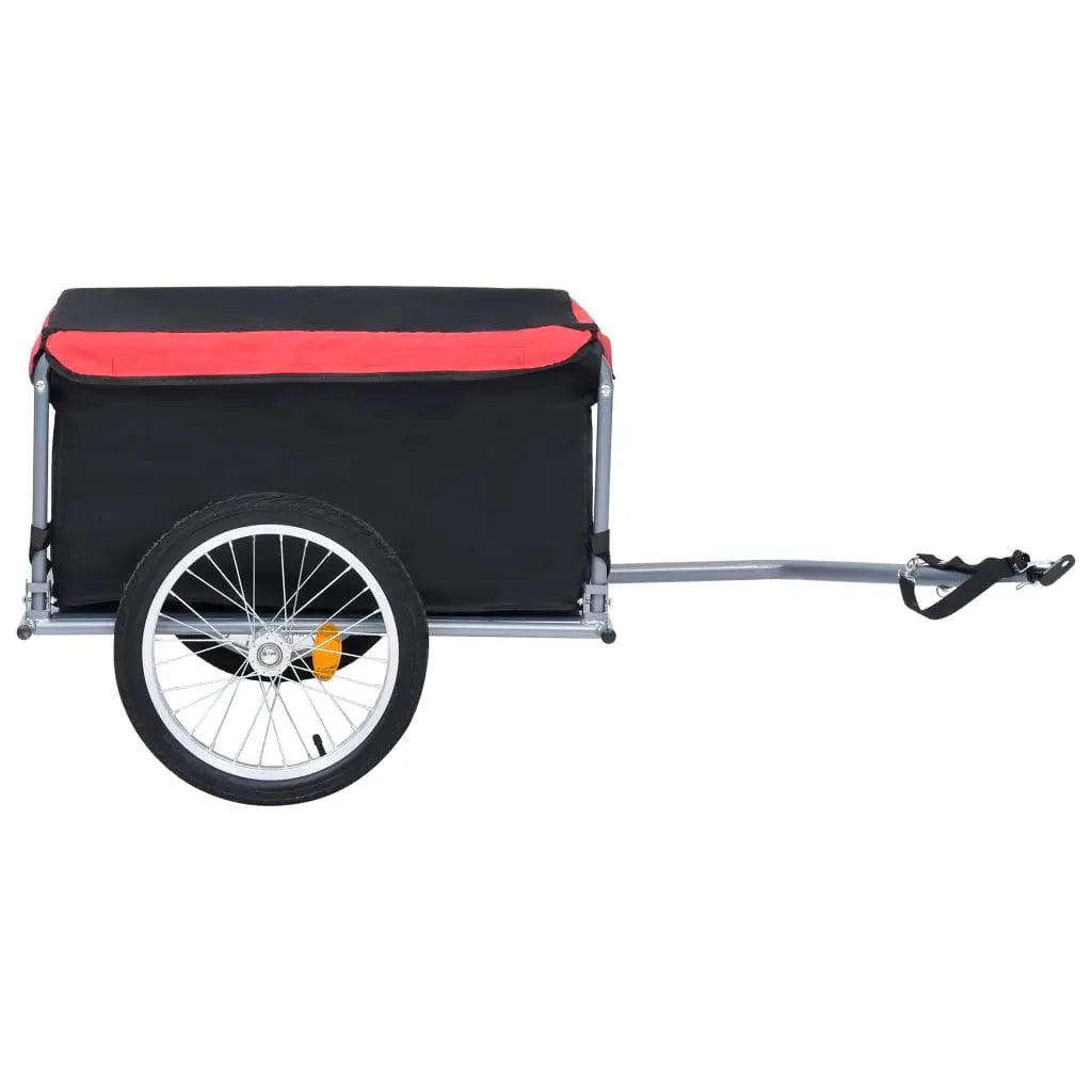 Bike Cargo Trailer Black and Red 143.3 lb at Set Shop and Smile