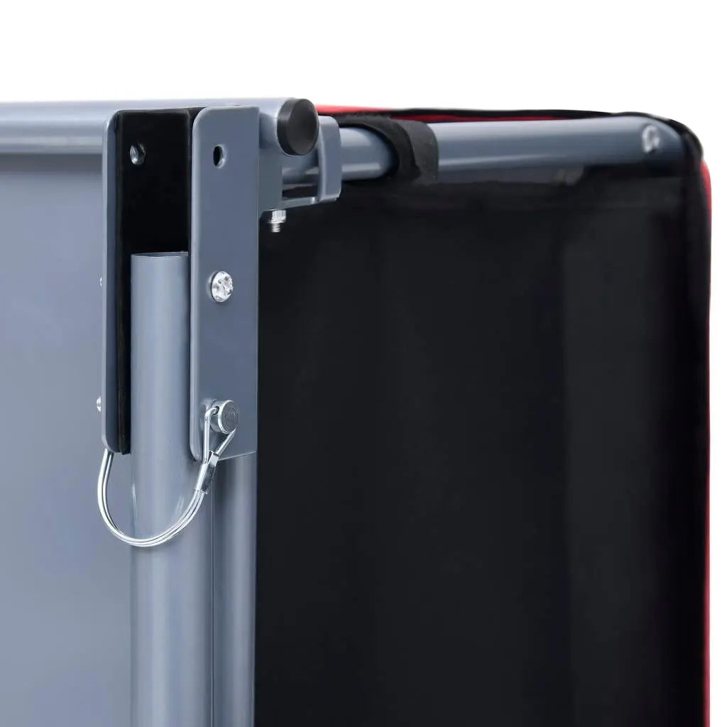 Bike Cargo Trailer Black and Red 143.3 lb at Set Shop and Smile