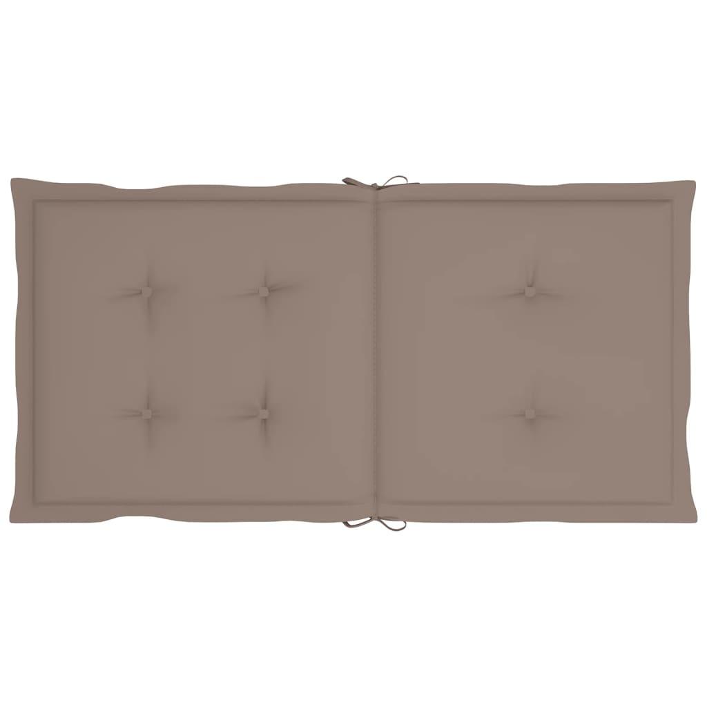 Garden Chair Cushions 6 pcs Taupe 39.4"x19.7"x1.2" at Set Shop and Smile