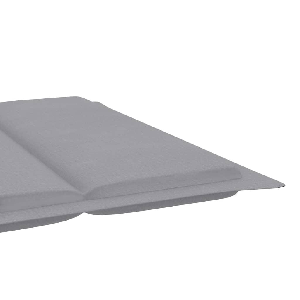 Sun Lounger Cushion Gray 73.2"x22.8"x1.2" at Set Shop and Smile
