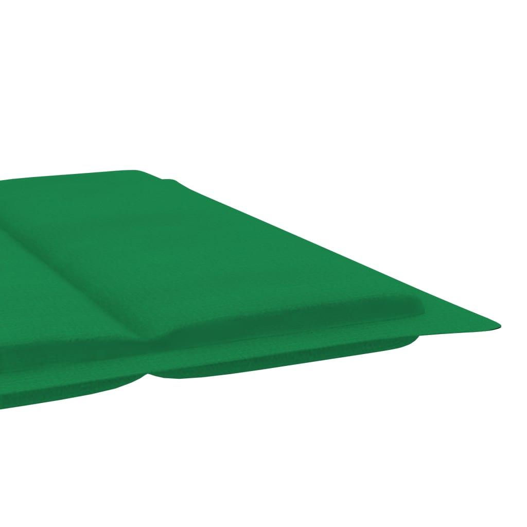 Sun Lounger Cushion Green 73.2"x22.8"x1.2" at Set Shop and Smile