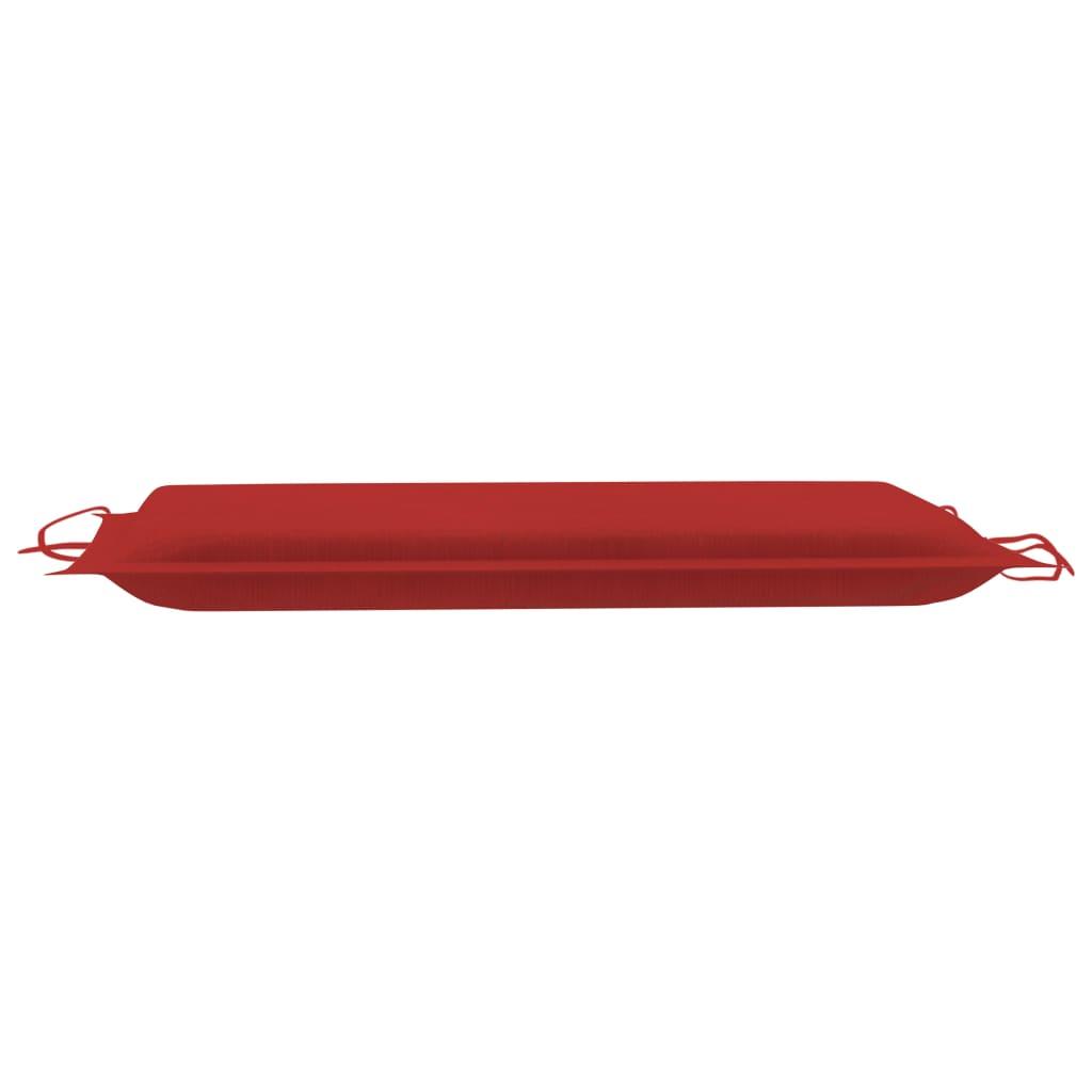 Sun Lounger Cushion Red 73.2"x22.8"x1.2" at Set Shop and Smile