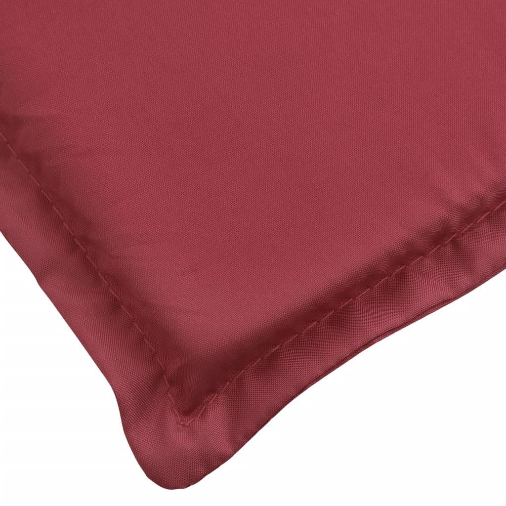 Sun Lounger Cushion Wine Red 73.2"x22.8"x1.2" at Set Shop and Smile